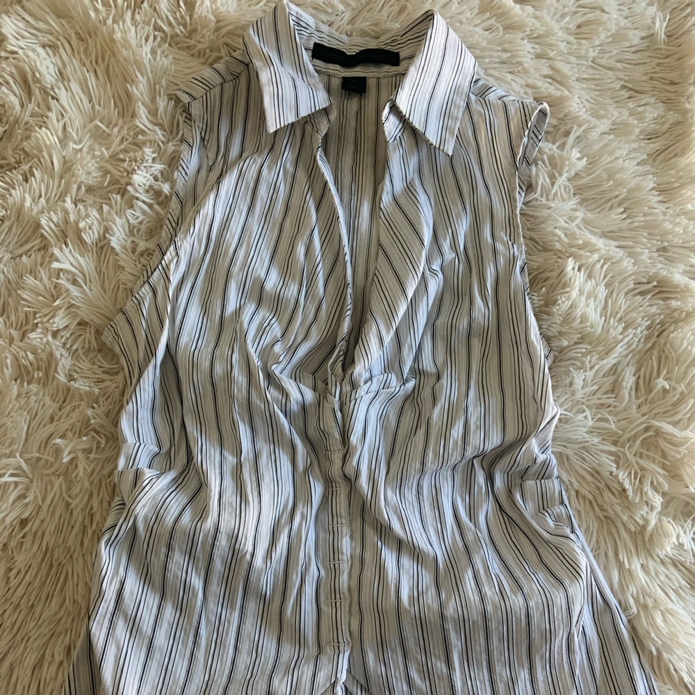 Dress shirts with tight waist and open front